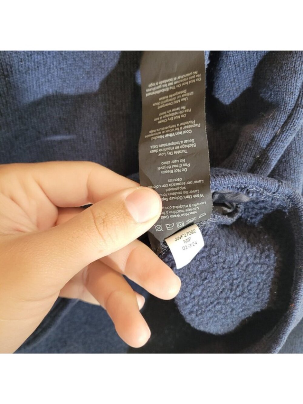 Merrell Sweatshirt Womens XL Blue Pullover 1/4 Button Collar Athleisure - Picture 11 of 11